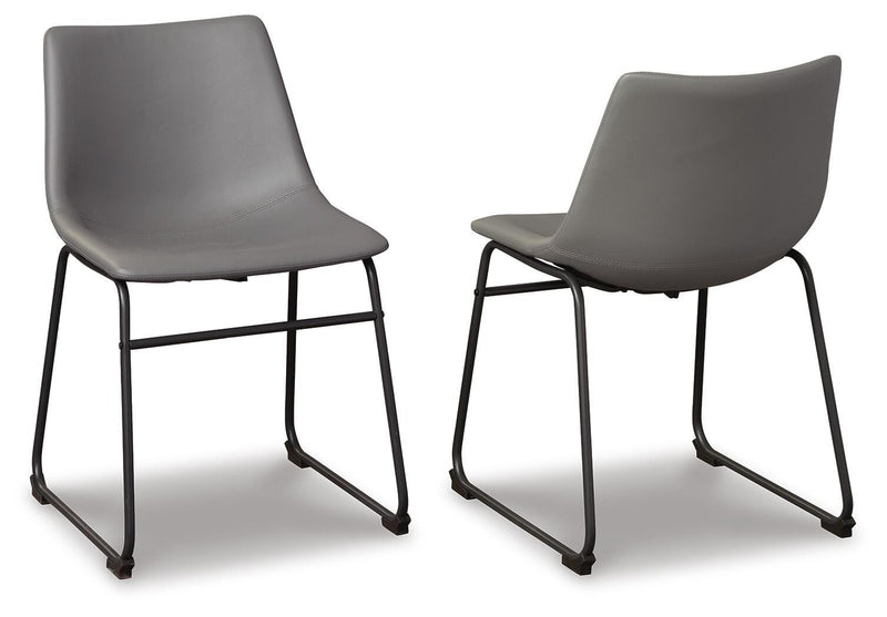 Centiar Gray Dining Chair (Set of 2) - D372-08X2