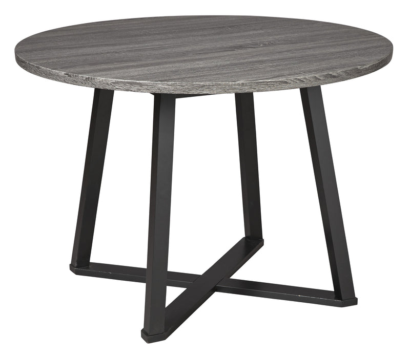 Centiar Gray/Gray 5 - Piece Round Dining Set - Gate FurnitureDining Room Set