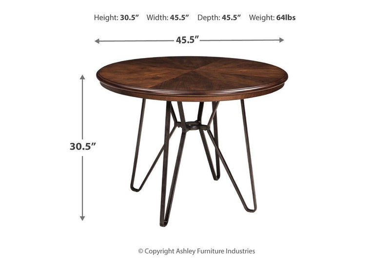 Centiar Two - tone Brown Dining Table - Gate FurnitureDining Table