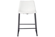 Centiar White Counter Height Bar Stool (Set of 2) - Gate FurnitureBarstool