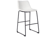 Centiar White Pub Height Bar Stool (Set of 2) - Gate FurnitureBarstool