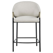 Chadwick Fabric Upholstered Counter Chair Beige (Set of 2) - 183436