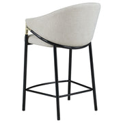 Chadwick Fabric Upholstered Counter Chair Beige (Set of 2) - 183436