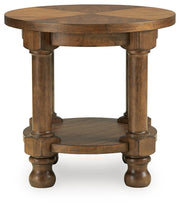 Chadworth Medium Brown End Table - T614-6