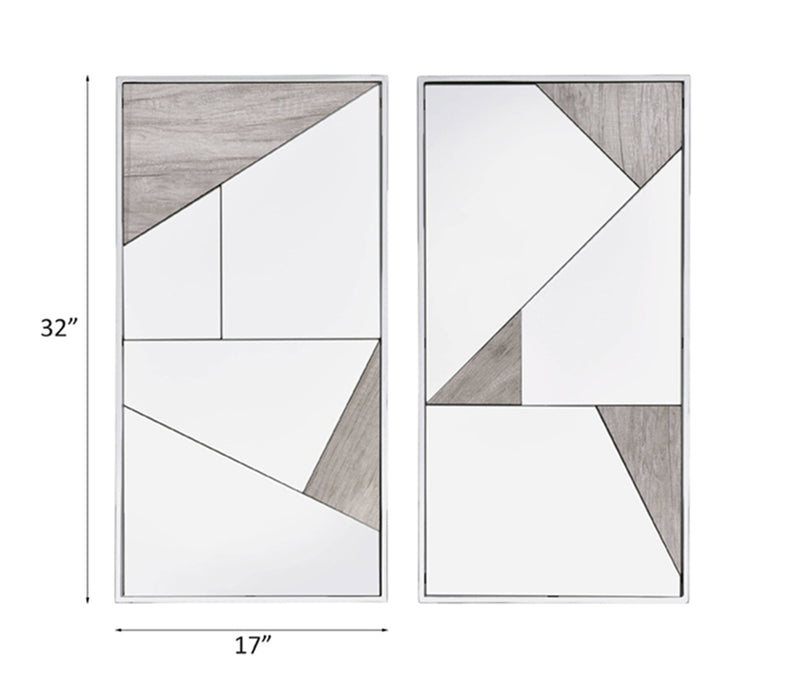 Chafik Accent Mirror (Set-2) - 97455
