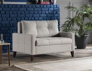 Chair And A Half (Zigana Light Grey) - Gate FurnitureLiving Room Chair