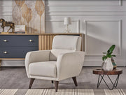 Chair In A Box - Flexy W/Storage (Zigana Beige) - Gate FurnitureLiving Room Chair