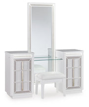 Chalanna Vanity, Mirror and Stool - B822B6