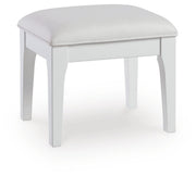 Chalanna Vanity, Mirror and Stool - B822B6