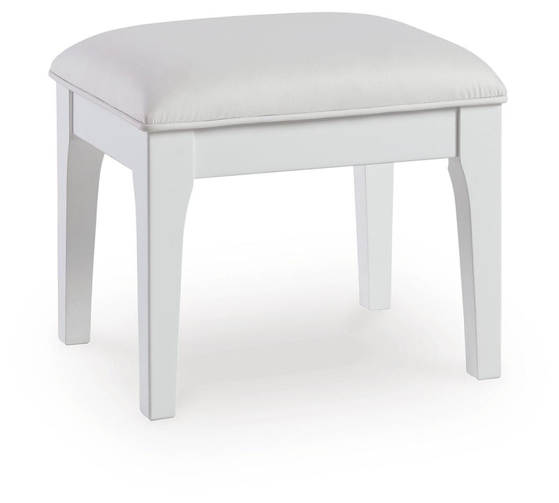 Chalanna Vanity, Mirror and Stool - B822B6