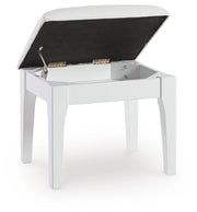 Chalanna Vanity, Mirror and Stool - B822B6