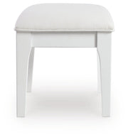 Chalanna Vanity, Mirror and Stool - B822B6