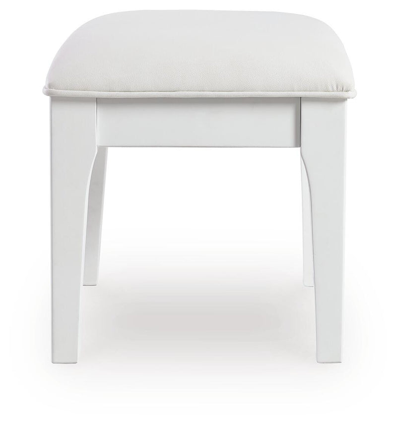 Chalanna Vanity, Mirror and Stool - B822B6