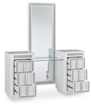 Chalanna Vanity, Mirror and Stool - B822B6