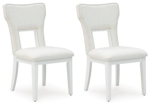 Chalanna White Dining Chair (Set of 2) - D822-01X2