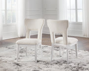 Chalanna White Dining Chair (Set of 2) - D822-01X2