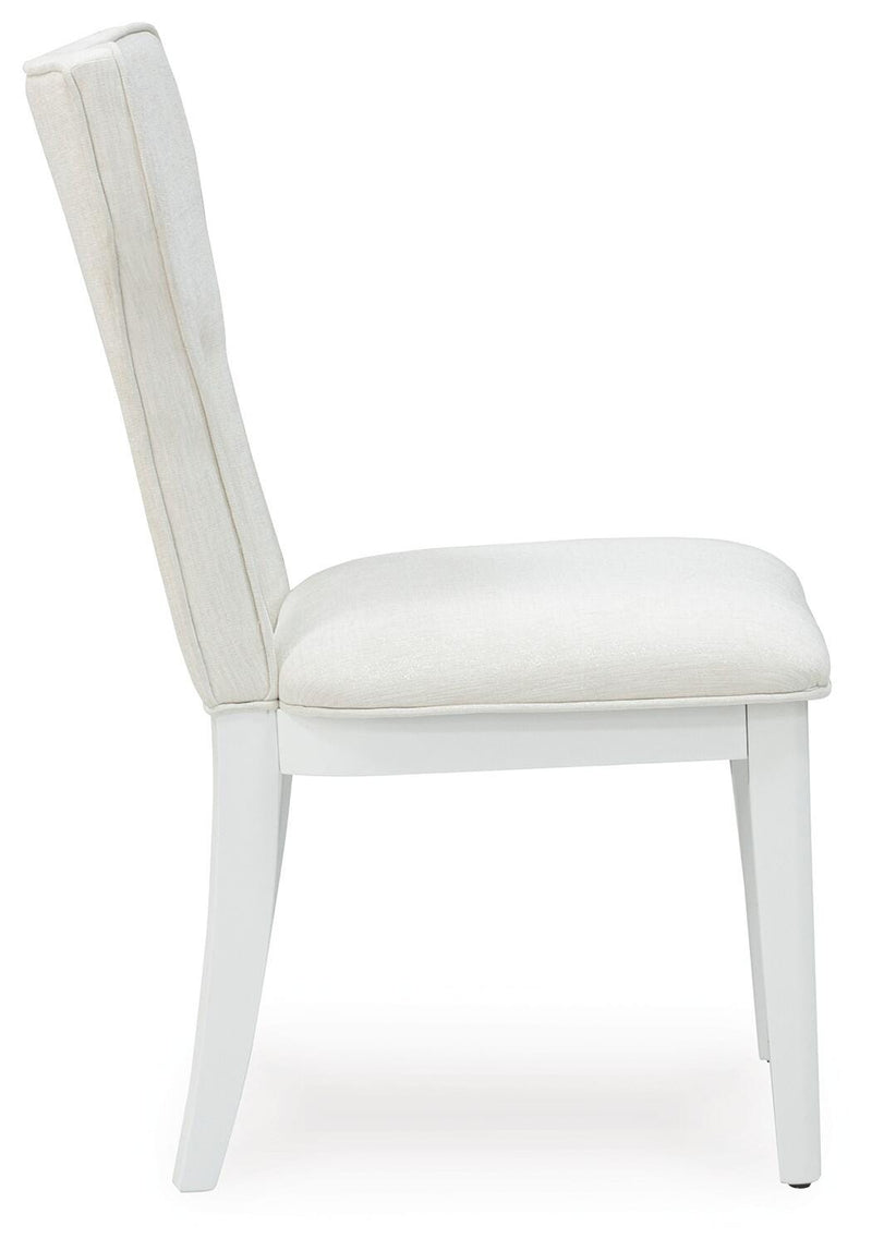 Chalanna White Dining Chair (Set of 2) - D822-01X2
