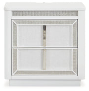 Chalanna White Upholstered Panel Storage Bedroom Set - Gate FurnitureBedroom Set