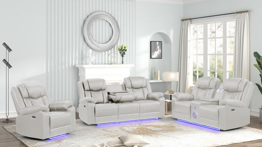Challenger 2 Pc Living Room Set in Ice - Challenger 2 Pc Living Room Set in Ice