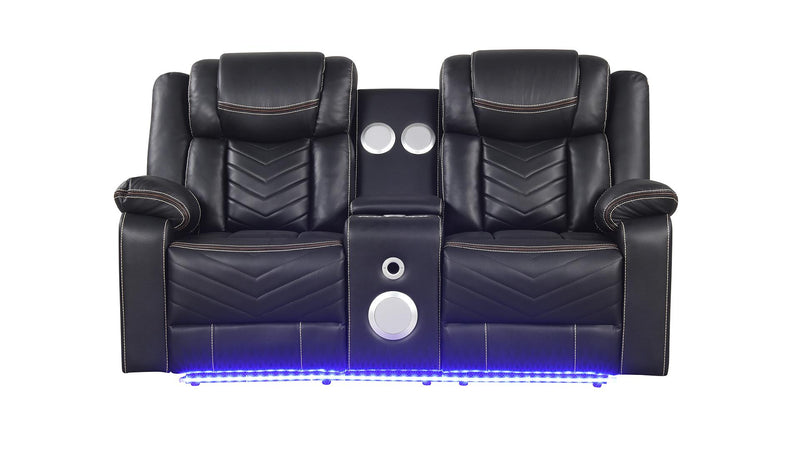 Challenger Loveseat Black - Challenger Loveseat Black