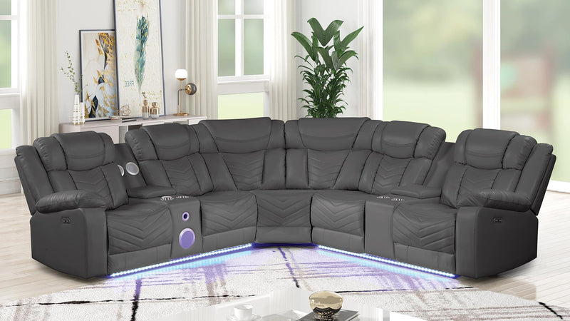 Challenger Sectional Sofa Gray - Challenger Sectional Sofa Gray