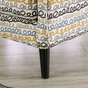 Chancery Gray/Navy Chair - SM8194-CH-PT
