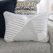 Chancery Gray/Navy Sofa - SM8194-SF