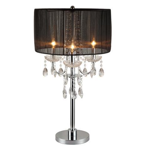 Chandelier Black 29.5" Table Touch Lamp, Set of 2 - 6121T - Gate Furniture