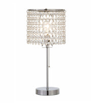 Chandelier Chrome 19" Table Lamp - 6213T-CH-1 - Gate Furniture