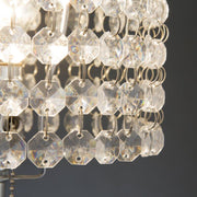 Chandelier Chrome 19" Table Lamp - 6213T-CH-1 - Gate Furniture