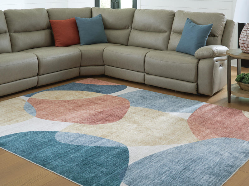 Chanleigh Multi Washable 7'6" x 9'6" Area Rug - R407371