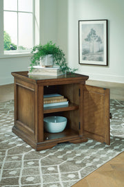 Channley Brown End Table - T649-3