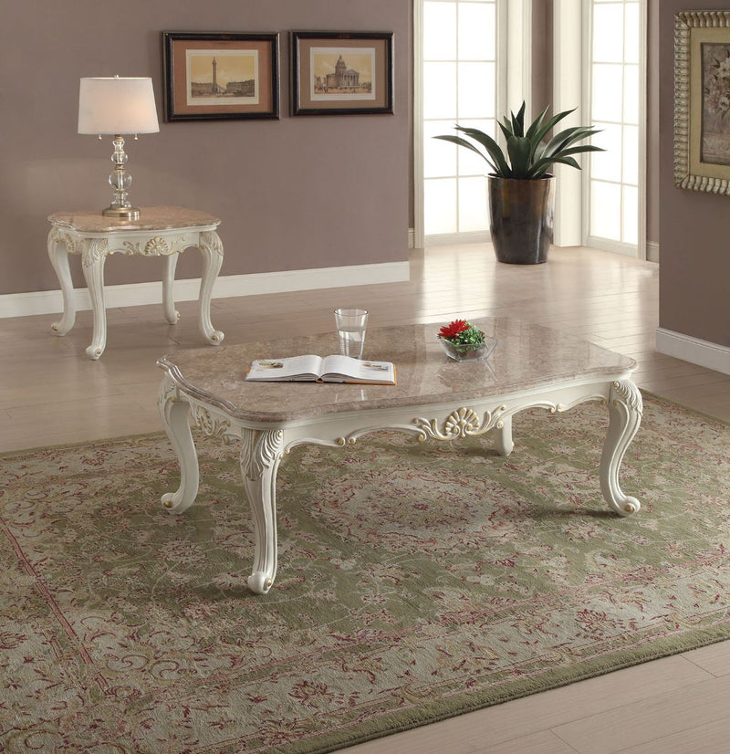 Chantelle Coffee Table W/Marble Top - 83540