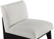 Chapman Boucle Fabric Upholstered Accent Chair in Black - 460Black