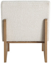 Chapman Boucle Fabric Upholstered Accent Chair in Cream - 460Natural