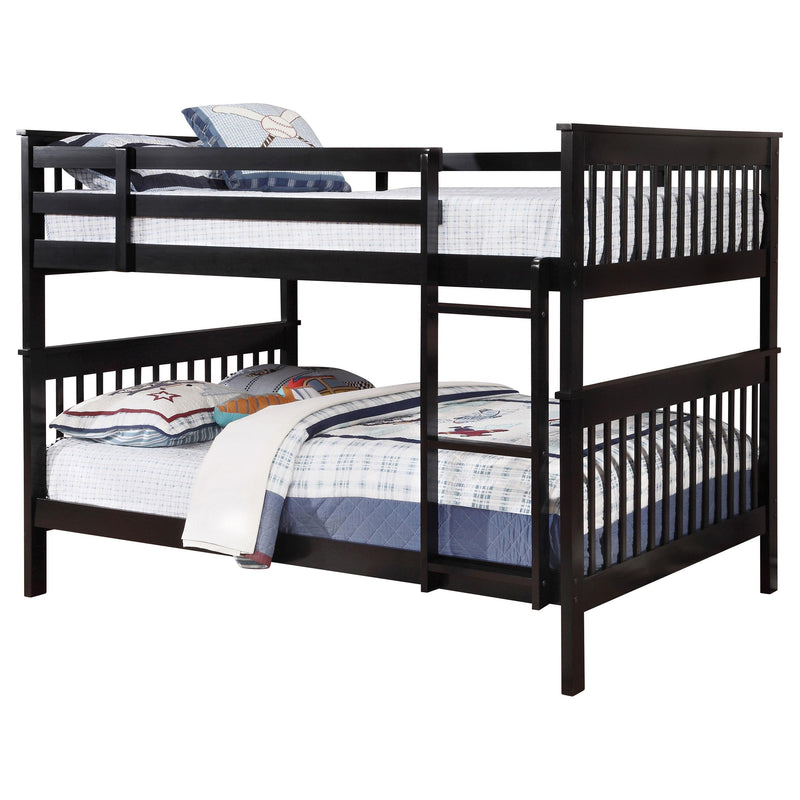 Chapman Wood Full Over Full Bunk Bed Black - 460359