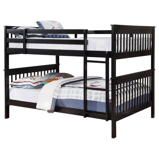 Chapman Wood Full Over Full Bunk Bed Black - 460359