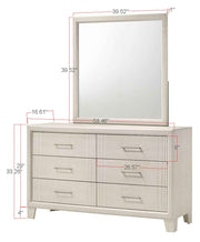 Charlie White Panel Bedroom Set - Gate FurnitureBedroom Set