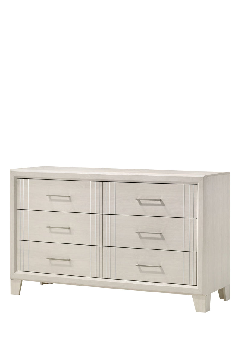 Charlie White Panel Bedroom Set - Gate FurnitureBedroom Set