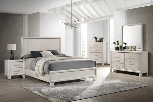Charlie White Panel Bedroom Set - Gate FurnitureBedroom Set