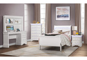 Charlie White Twin Bed - Gate FurnitureTwin Bed