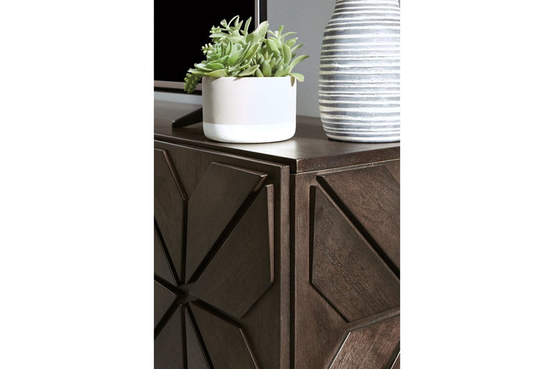 Chasinfield Dark Brown 72" TV Stand - Gate FurnitureTV Stand