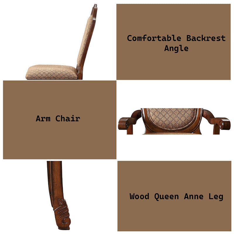 Chateau De Ville Arm Chair (Set-2) - 04078A