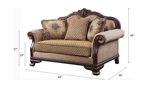 Chateau De Ville Loveseat W/3 Pillows(Same LV01589) - 58266