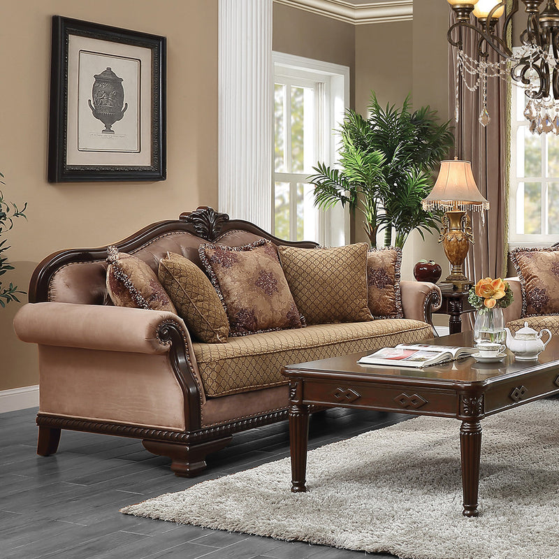 Chateau De Ville Sofa W/5 Pillows (Same LV01588) - 58265