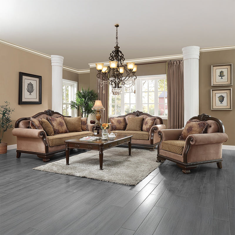 Chateau De Ville Sofa W/5 Pillows (Same LV01588) - 58265