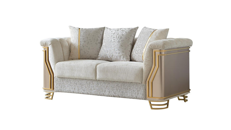 Chateau Loveseat Cream - Chateau Loveseat Cream