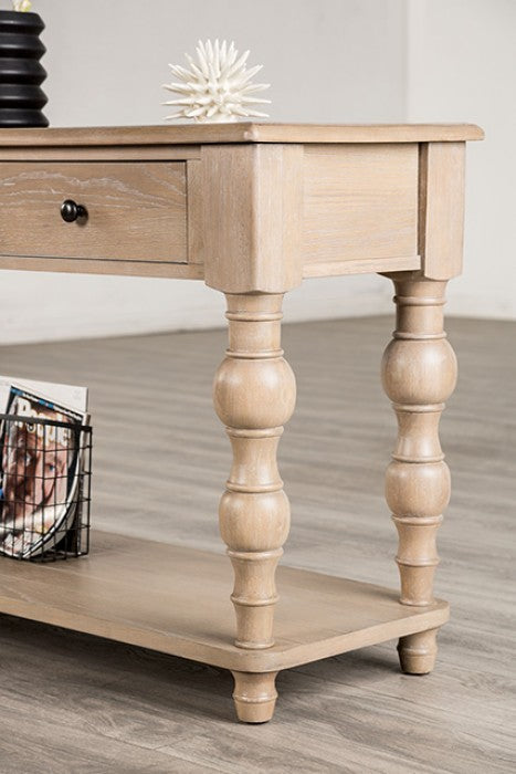 Chesapeake Light White Wash Sofa Table - FM49000AK-S