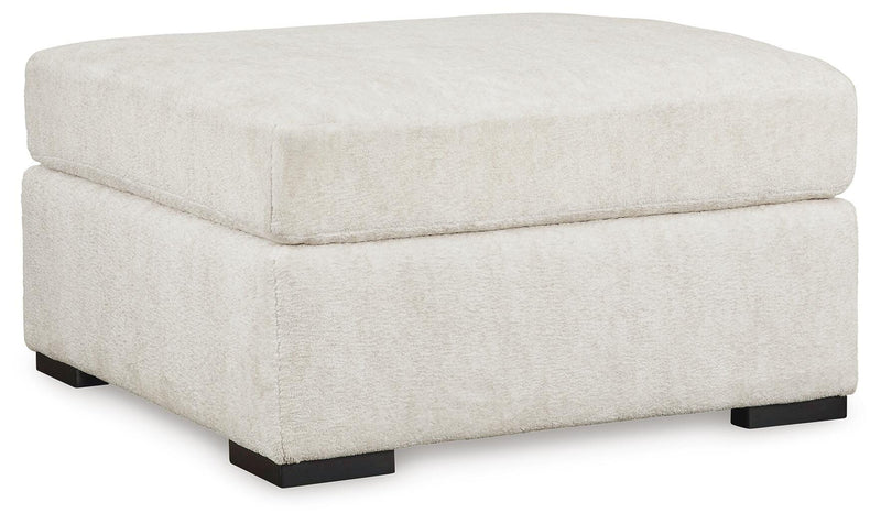 Chessington 2-Piece Sectional with Ottoman in Ivory - PKG018570