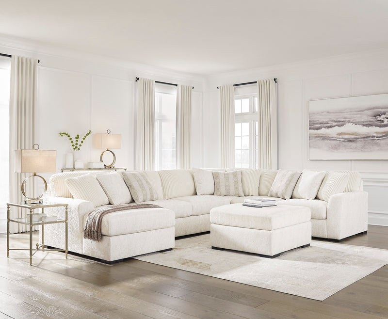 Chessington Ivory 4 - Piece LAF Chaise Sectional - Gate FurnitureSectional